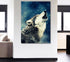 Tableau Loup Portrait